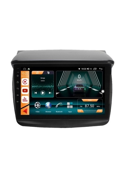Mitsubishi L200 (2007-2014) Android 12 Carplay Navigasyon Multimedya - 2gb Ram 32GB HDD