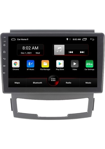 Ssangyong Kyron (2008-2013) Android 12 Carplay Navigasyon Multimedya - 2gb Ram 16GB HDD
