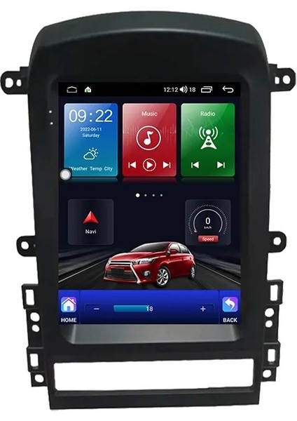 Chevrolet Captiva (2006-2011) Android 12 Carplay Navigasyon Tesla Ekran Multimedya - 2gb Ram 32GB HDD