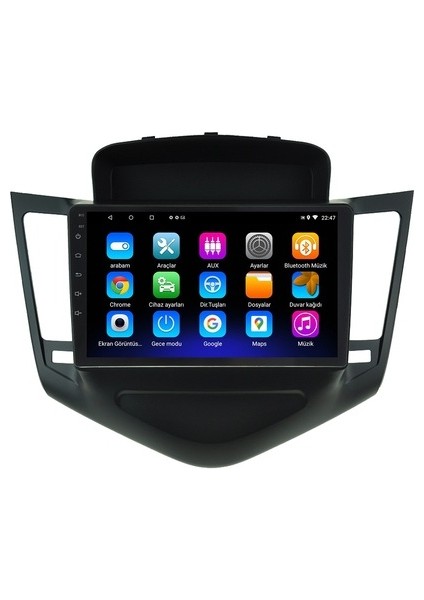 Chevrolet Cruze (2008-2012) Android 12 Carplay Navigasyon Multimedya - 4gb Ram 64GB HDD