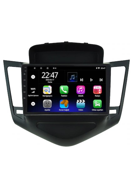 Chevrolet Cruze (2008-2012) Android 12 Carplay Navigasyon Multimedya - 4gb Ram 64GB HDD fiyatları