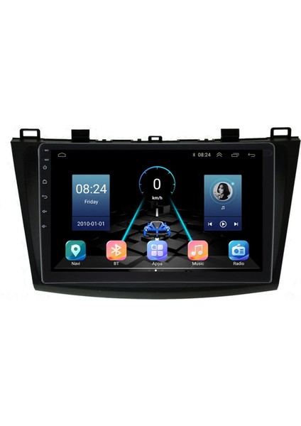 Mazda 3 (2010-2015) Android 12 Carplay Navigasyon Multimedya - 8gb Ram 128GB HDD