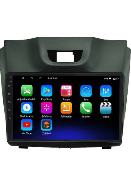 Isuzu D-Max (2012-2017) Android 12 Carplay Navigasyon Multimedya - 2gb Ram 32GB HDD modelleri