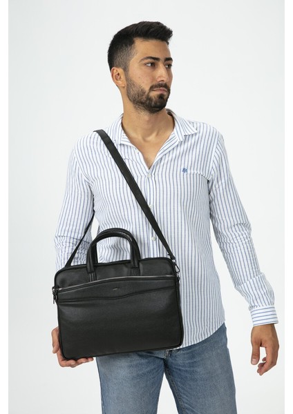 Unisex 13" & 14" Laptop Evrak Çantası Siyah modelleri
