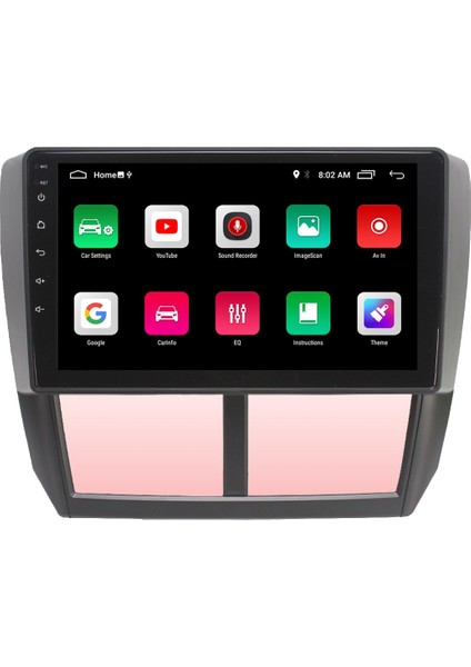 Subaru Impreza (2008-2011) Android 12 Carplay Navigasyon Multimedya - 2gb Ram 16GB HDD