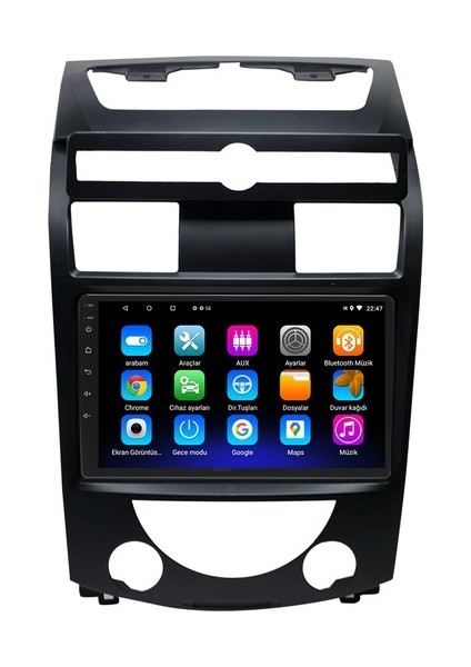 Ssangyong Rexton (2006-2012) Android 12 Carplay Navigasyon Multimedya - 2gb Ram 32GB HDD modelleri