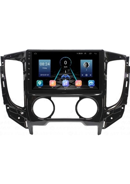 Mitsubishi L200 (2015-2019) Android 12 Carplay Navigasyon Multimedya - 8gb Ram 128GB HDD