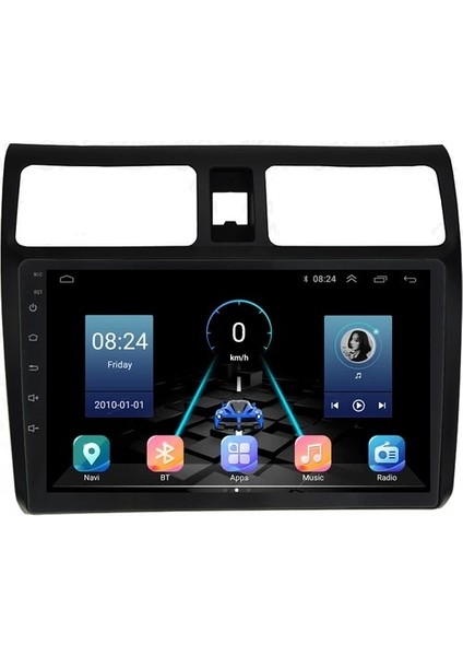 Suzuki Swift (2006-2010) Android 12 Carplay Navigasyon Multimedya - 8gb Ram 128GB HDD