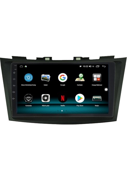Suzuki Swift (2012) Android 12 Carplay Navigasyon Multimedya - 8gb Ram 128GB HDD modelleri