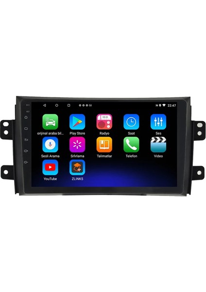 Suzuki Sx4 (2005-2013) Android 12 Carplay Navigasyon Multimedya - 2gb Ram 32GB HDD