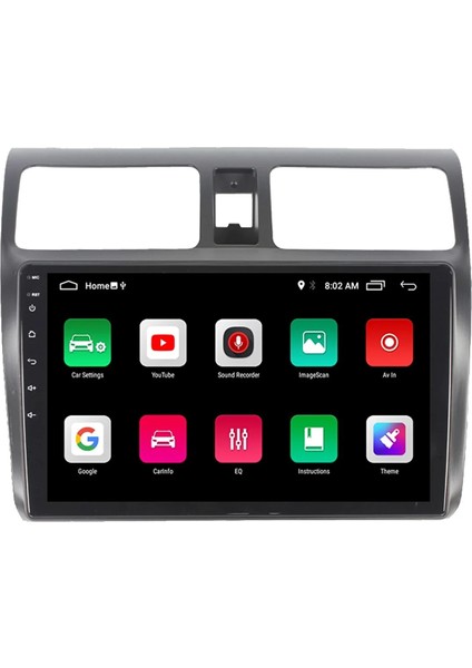 Suzuki Swift (2006-2010) Android 12 Carplay Navigasyon Multimedya - 2gb Ram 32GB HDD modelleri