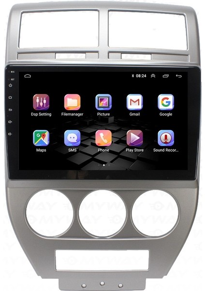 Jeep Compass (2017-2020) Android 12 Carplay Navigasyon Multimedya - 4gb Ram 64GB HDD