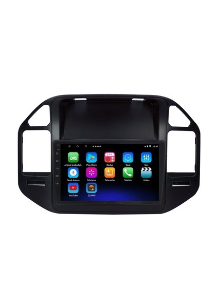 Mitsubishi Pajero (2003-2006) Android 12 Carplay Navigasyon Multimedya - 2gb Ram 32GB HDD modelleri