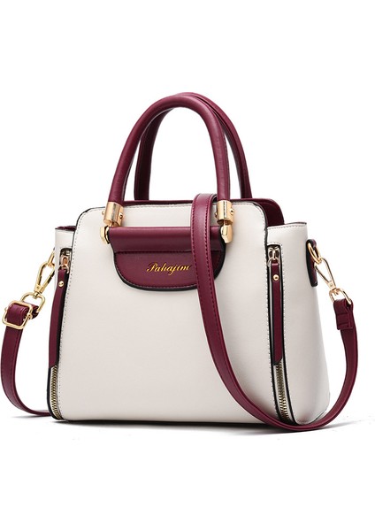 [yüksek Mermi Katlanabilir] Çanta Kadın El Çantası Büyük Kapasiteli Tek Omuz Çapraz Omuz Çanta Gelgit (Yurt Dışından)