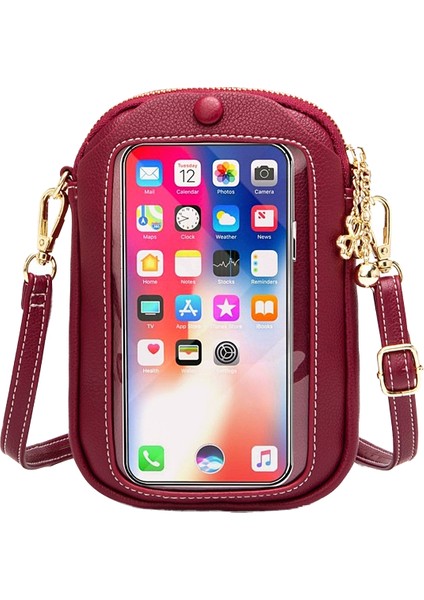 Kadınlar Için Dokunmatik Ekranlı Cep Telefonu Çantası, Mini Omuz Çapraz Çanta, Kadınlar Için Dokunmatik Ekranlı Küçük Çanta (Yurt Dışından)