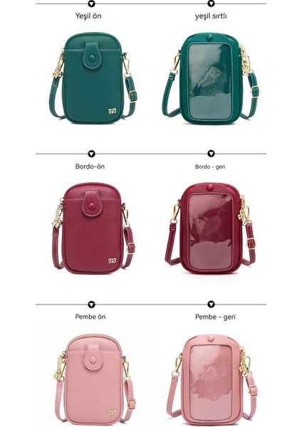 Kadınlar Için Dokunmatik Ekranlı Cep Telefonu Çantası, Mini Omuz Çapraz Çanta, Kadınlar Için Dokunmatik Ekranlı Küçük Çanta (Yurt Dışından) modelleri
