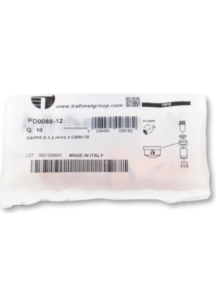 Cb 50 - Cb 70 1,2mm Plazma Kesim Memesi PD0088-12 1 adet fiyatıdır