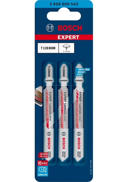 Expert T 128 Bhm 3'lü Laminant Için Dekupaj Bıçağı 2608900542 fiyatları