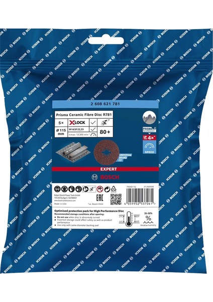 R781 Expert 115 mm 80 Kum Metal Disk Zımpara 2608621781 modelleri