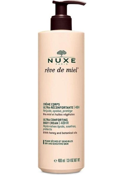 Reve De Miel Ultra Comforting Body Cream 48hr 400 Ml