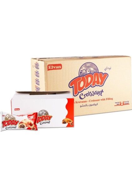 Today Kruvasan Çikolatalı 40 Gr. 20 Li 4 Paket (1 Koli)