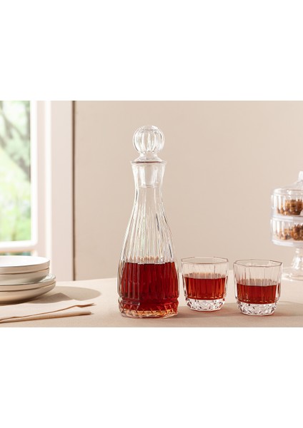 Luzia Cam 3 Parça Karaf 1000 ml + 250 ml Şeffaf