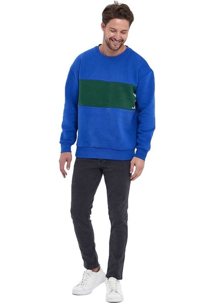 Erkek 3 Iplik Oversize Sweatshirt