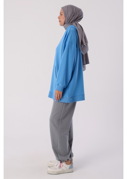 Kanguru Cepli Oversize Sweatshirt