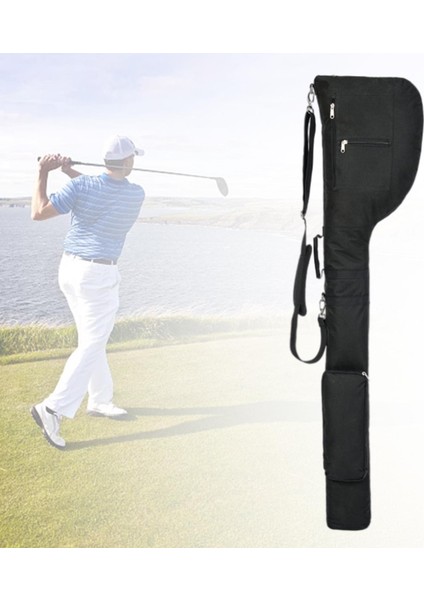 Golf Çantası Kulüpleri Kılıf Fermuarlı Golf Eğitimi Için Kalın ve Sert Çantası (Yurt Dışından) indirimleri