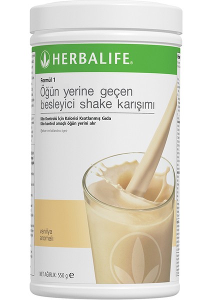 Formül 1 Besleyici Shake Karışımı Vanilya Aromalı 550 G Sku 0141