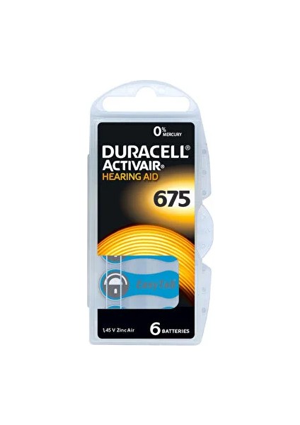 DURACELL675 İŞİTME CİHAZI PİLİ 60 Adet fiyatları