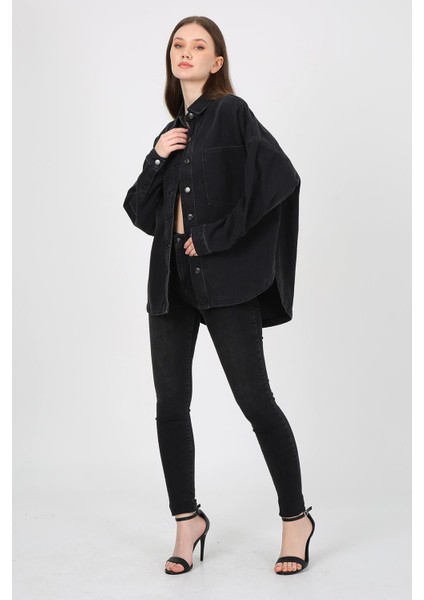 Kadın Ceket Bg 813-07 Black