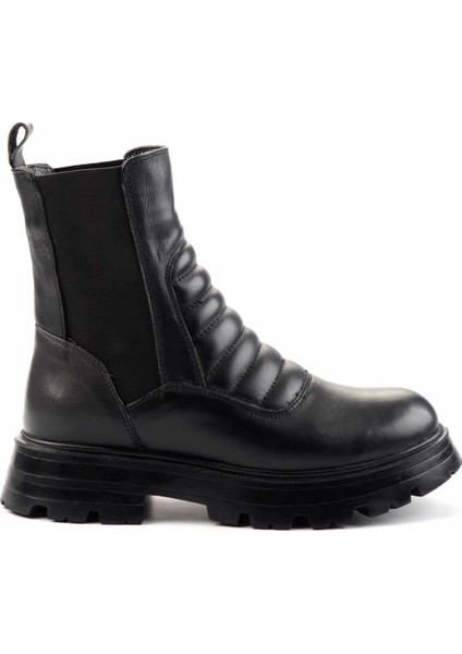 Siyah Leather Kadın Bot & Bootie K02180034103 fiyatları