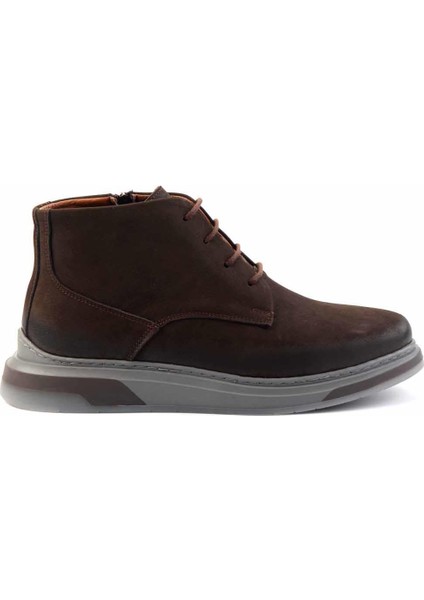 Kahve Nubuk Leather Erkek Bot & Bootie E02585500501