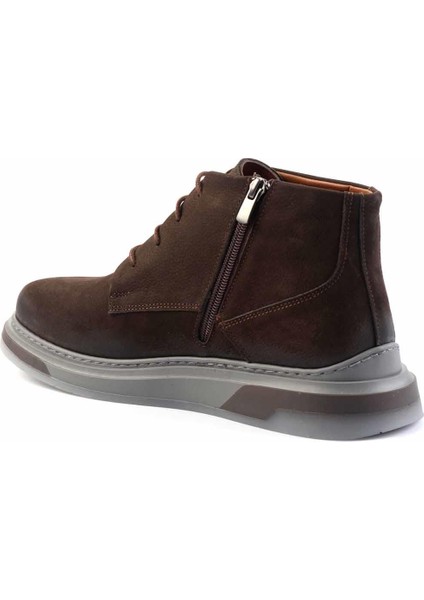Kahve Nubuk Leather Erkek Bot & Bootie E02585500501