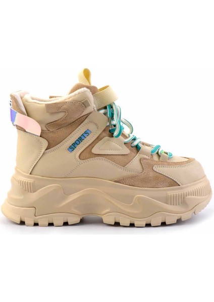 Nude Leather Kadın Bot & Bootie K02185034203