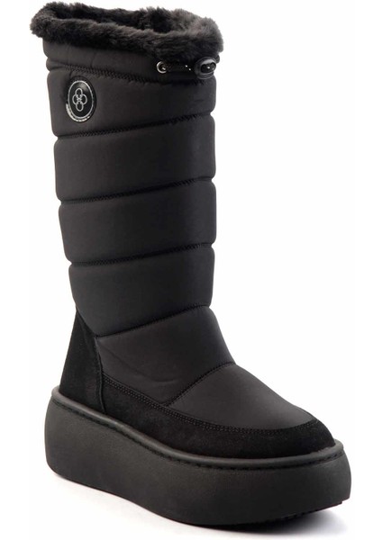 Mat Siyah Paraşüt Kadın Bot & Bootie K02102011667