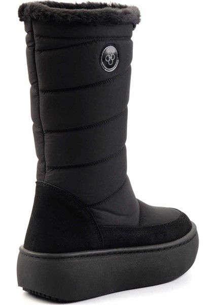 Mat Siyah Paraşüt Kadın Bot & Bootie K02102011667