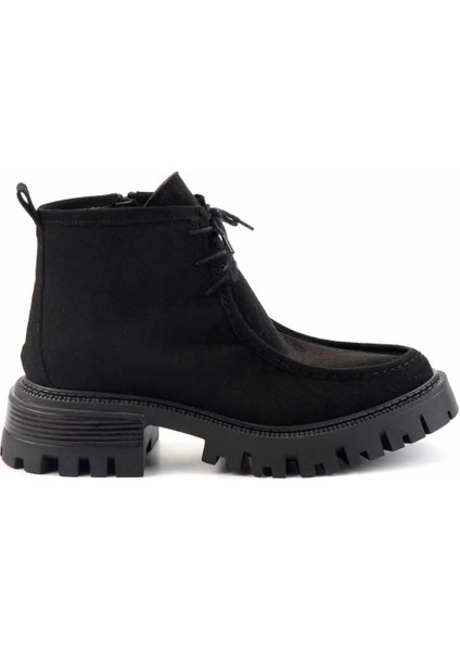 Siyah Süet Kadın Bot & Bootie K02429156102 fiyatları