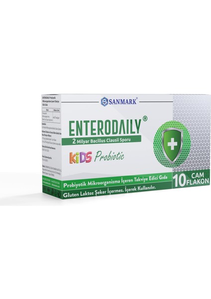 Enterodaily Kıds Probıotıc 5 ml x 10 Flakon