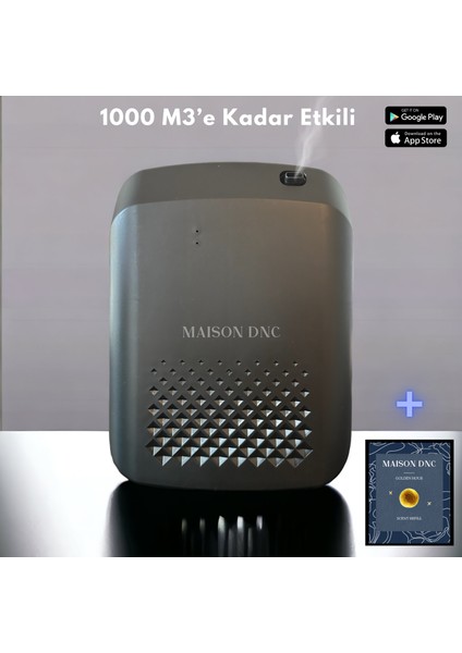 Nova Koku Makinesi Siyah + 200 ml Golden Hour Esans