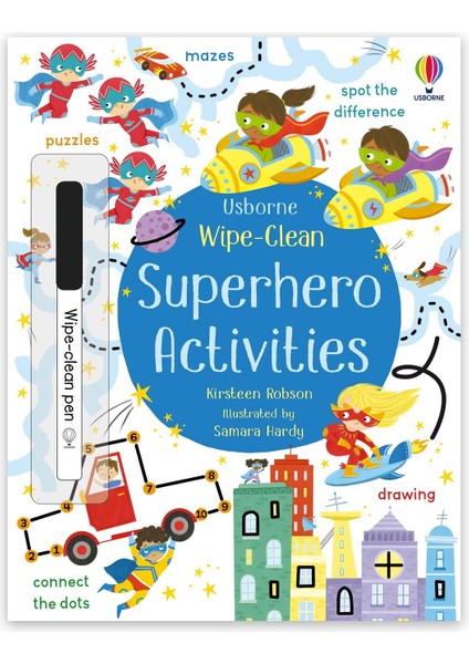 Wipe- Clean Superhero Activities