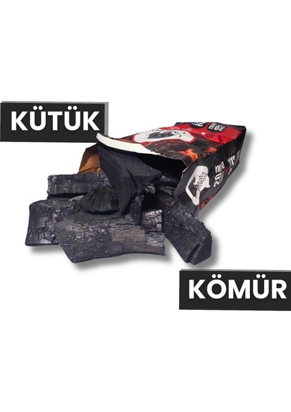 Ultra Bio Karbon Mangal & Barbekü Kömürü (Kütük) - 6 kg