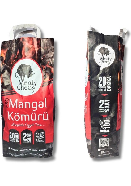 Prime Bio Karbon Mangal & Barbekü Kömürü (Iri Parça) - 12 kg