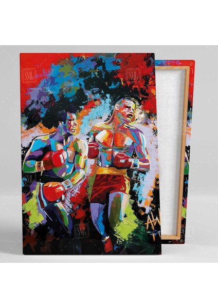 Rocky Balbola Rambo Sylvester Stallone Boks Dikey Kanvas Tablo fiyatları