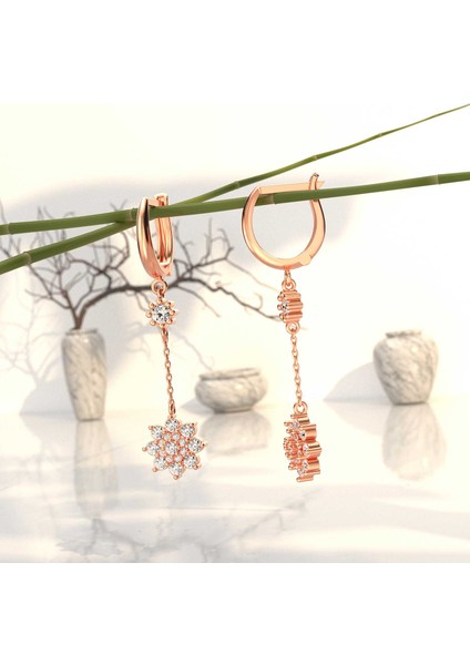 Çiçek Tohumu Rose Gümüş Küpe fiyatları