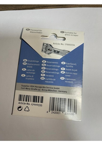 Siemens Vitroseramik Elektrikli Cam Ocak Kazıyıcı Temizleme Bıçağı Yedek Bıcak 5 "adet modelleri