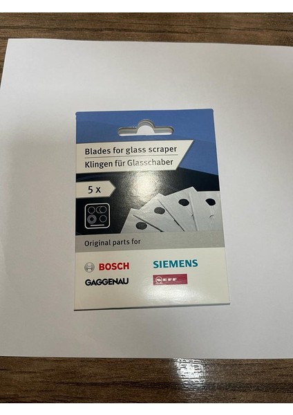 Siemens Vitroseramik Elektrikli Cam Ocak Kazıyıcı Temizleme Bıçağı Yedek Bıcak 5 "adet fırsatları