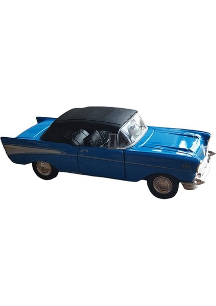 Lisanslı 1957 Chevrolet Bel Air Çek Bırak Model Metal Araba (1:34) fiyatları