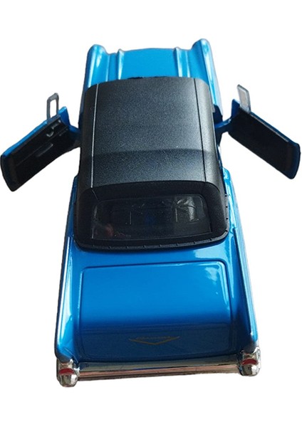 Lisanslı 1957 Chevrolet Bel Air Çek Bırak Model Metal Araba (1:34) fırsatları